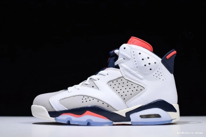 Air Jordan Grey-Sail Retro White 384664-104 Tinker Infrared 23-Neutral 6 0822